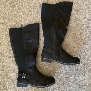 Torrid Black Wide Calf Riding Boot